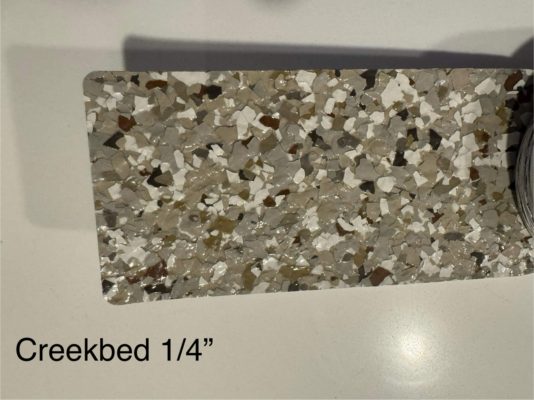 Creekbed 1/4 inch flake